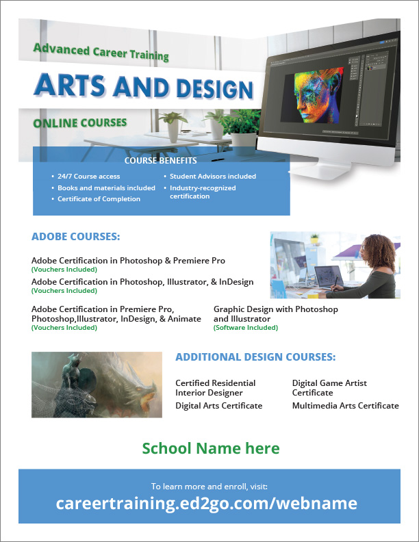 Read more about the article Flyer: Arts and Design Advanced Career Training