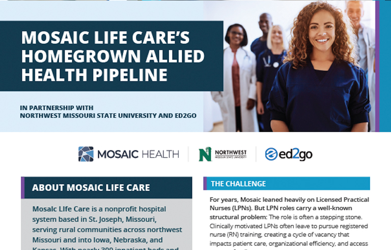 Read more about the article Mosaic Life Care’s Homegrown Allied Health Pipeline